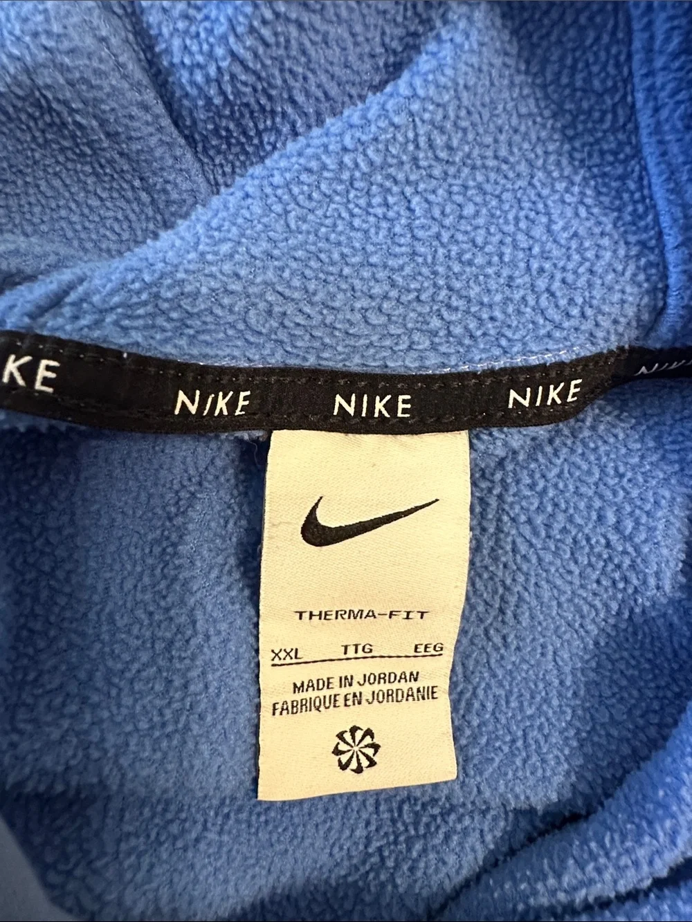 Nike - Hydrogen Blue Therma-Fit Logo Hoodie - Women’s XXL